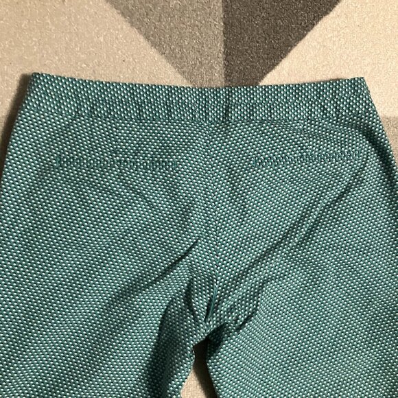 Banana Republic Green Geometric Print Hampton Fit Chino Pants Size 4 - Picture 6 of 8